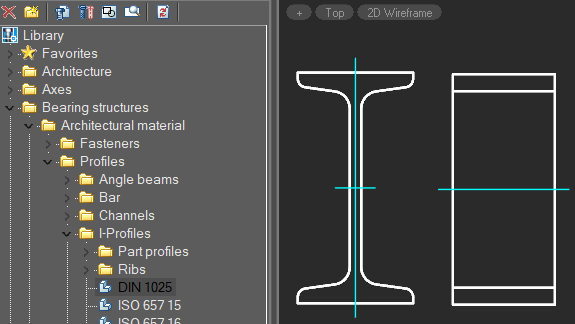 Parametric parts library